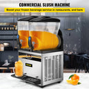 VEVOR Commercial Slush Machine Margarita Slush Maker 2x15L Frozen Drink Machine-2