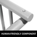 10 Holders Floor Bike Rack, 59" Length All-Steel Grid Bike Rack, 10-Bike Capacity Dual-Side Storage Stand for Garages Streets Yards Bike Events-5