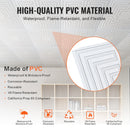 Ceiling Tiles 12-Pack 24 x 24 in PVC Easy Installation White Echo Pattern-3