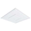 Ceiling Tiles 12-Pack 24 x 24 in PVC Easy Installation White Geometric-12