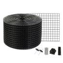 8in x 100ft Solar Panel Bird Guard Critter Guard Roll Kit 100pcs Fasteners-9
