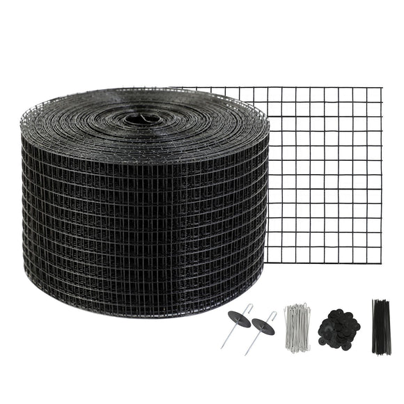 8in x 100ft Solar Panel Bird Guard Critter Guard Roll Kit 70pcs Fasteners