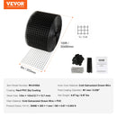 VEVOR 8in x 100ft Solar Panel Bird Guard Critter Guard Roll Kit 70pcs Fasteners-7