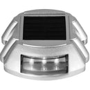 Driveway Lights 12-Pack Solar Driveway Lights Bright White with Screws Solar Deck Lights Outdoor Waterproof Wireless Dock Lights 6 LEDs for Path Warning Garden Walkway Sidewalk Steps-1
