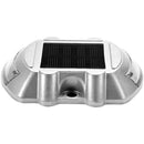 Driveway Lights 12-Pack Solar Driveway Lights Bright White with Screws Solar Deck Lights Outdoor Waterproof Wireless Dock Lights 6 LEDs for Path Warning Garden Walkway Sidewalk Steps-10