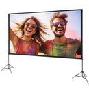 VEVOR Projector Screen with Stand, 150 inch 16:9 4K 1080 HD Outdoor Movie Screen with Stand, Wrinkle-Free Projection Screen with Tripods and Carry Bag, for Home Theater Cinema Backyard Movie Night-9