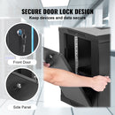 6U Wall Mount Network Server Cabinet, 15.5'' Deep, Server Rack Cabinet Enclosure, 200 lbs Max. Ground-mounted Load Capacity, with Locking Glass Door Side Panels, for IT Equipment, A/V Devices-5
