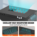 VEVOR 9U Wall Mount Network Server Cabinet, 39.37 cm Deep, Server Rack Cabinet Enclosure, 90.7 kg Max. Ground-mounted Load Capacity, with Locking Glass Door Side Panels, for IT Equipment, A/V Devices-3