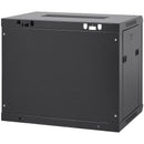 VEVOR 9U Wall Mount Network Server Cabinet, 39.37 cm Deep, Server Rack Cabinet Enclosure, 90.7 kg Max. Ground-mounted Load Capacity, with Locking Glass Door Side Panels, for IT Equipment, A/V Devices-10