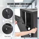 12U Wall Mount Network Server Cabinet, 15.5'' Deep, Server Rack Cabinet Enclosure, 200 lbs Max. Ground-mounted Load Capacity, with Locking Door Side Panels, for IT Equipment, A/V Devices-5