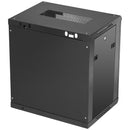 VEVOR 12U Wall Mount Network Server Cabinet, 15.5'' Deep, Server Rack Cabinet Enclosure, 200 lbs Max. Ground-mounted Load Capacity, with Locking Door Side Panels, for IT Equipment, A/V Devices-10
