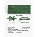 Ivy Privacy Fence, 2440 x 1830 mm Artificial Green Wall Screen, Greenery Ivy Fence with Strengthened Joint, Faux Hedges Vine Leaf Decoration for Outdoor Garden, Yard, Balcony, Patio Decor-6