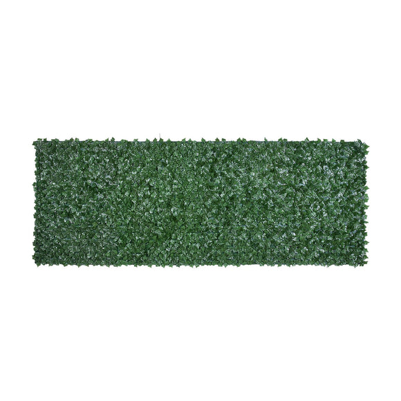 Ivy Privacy Fence, 2440 x 1830 mm Artificial Green Wall Screen, Greenery Ivy Fence with Strengthened Joint, Faux Hedges Vine Leaf Decoration for Outdoor Garden, Yard, Balcony, Patio Decor
