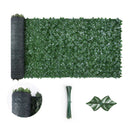 Ivy Privacy Fence, 2440 x 1830 mm Artificial Green Wall Screen, Greenery Ivy Fence with Strengthened Joint, Faux Hedges Vine Leaf Decoration for Outdoor Garden, Yard, Balcony, Patio Decor-11