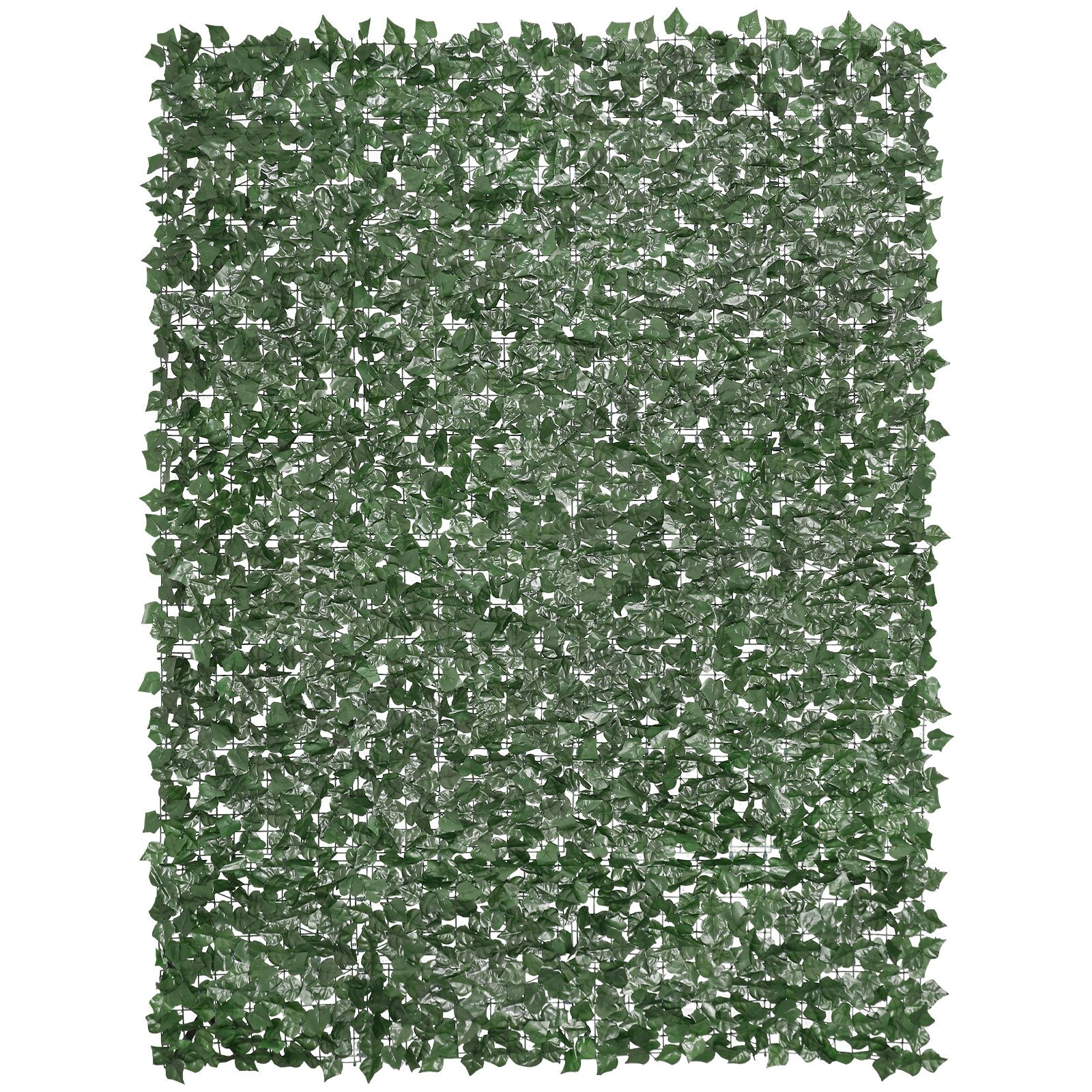 VEVOR Ivy Privacy Fence, 2440 x 1830 mm Artificial Green Wall Screen, Greenery Ivy Fence with Strengthened Joint, Faux Hedges Vine Leaf Decoration for Outdoor Garden, Yard, Balcony, Patio Decor