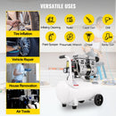 Air Compressor 6.6 Gallon, Portable Air Compressor 1 HP, Oil Free Air Compressor Steel Tank 750W, Pancake Air Compressor 115 PSI, Ultra Quiet Compressor for Home Repair, Tire Inflation-6