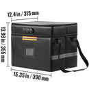 Fireproof Document Box, Fireproof Document Bag with Lock 2000_, Fireproof and Waterproof File Box 450x140x315 mm with Zipper & Handle, for Money, Documents, Jewelry and Passport-8
