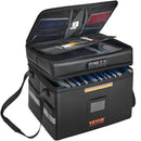 VEVOR Fireproof Document Box, Fireproof Document Bag with Lock 2000_, Fireproof and Waterproof File Box 450x140x315 mm with Zipper & Handle, for Money, Documents, Jewelry and Passport-1