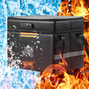 VEVOR Fireproof Document Box, Fireproof Document Bag with Lock 2000_, Fireproof and Waterproof File Box 450x140x315 mm with Zipper & Handle, for Money, Documents, Jewelry and Passport-8