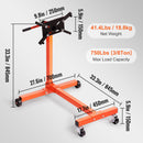 Engine Stand 750LBS Motor Hoist Dolly 360 Degree Adjustable Mounting Head-7