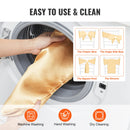 VEVOR Stretch Spandex Chair Sashes Bows, Chair Slipcover and Stretch Chair Sash, Elastic Chair Bands, Fitting Wedding, Holiday, Banquet, Party, Celebration Chair Decoration (50 PCS Gold)-5