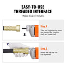 Handheld Electric Concrete Vibrator 960W 2M Shaft Air Bubble Remover-5