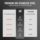 Chimney Cap 6-inch 304 Stainless Steel Round Roof Rain Cap Cover Silver-3