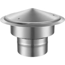 Chimney Cap 6-inch 304 Stainless Steel Round Roof Rain Cap Cover Silver-9
