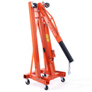 Hydraulic Engine Hoist with Lever, 2000KG Heavy-duty Cherry Picker Shop Crane, Foldable Engine Crane and Engine Hoist leveler for Auto Repair, Motors, Weights Lifting, Loading-10