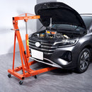 VEVOR Hydraulic Engine Hoist with Lever, 2000KG Heavy-duty Cherry Picker Shop Crane, Foldable Engine Crane and Engine Hoist leveler for Auto Repair, Motors, Weights Lifting, Loading-8