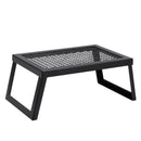 Folding Campfire Grill Portable Camping Fire Pit Steel Outdoor BBQ Picnic-1