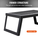 Folding Campfire Grill Portable Camping Fire Pit Steel Outdoor BBQ Picnic-4