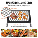 Folding Campfire Grill Portable Camping Fire Pit Steel Outdoor BBQ Picnic-5