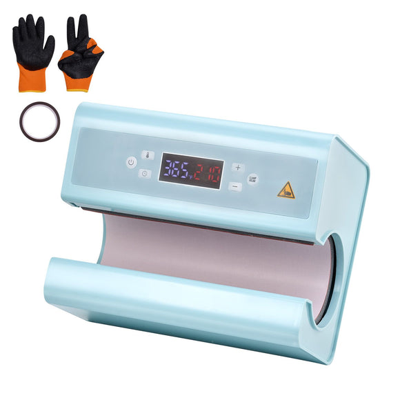 Auto Tumbler Heat Press Machine 325-887 ml Sublimation Mug Heat Press Blue