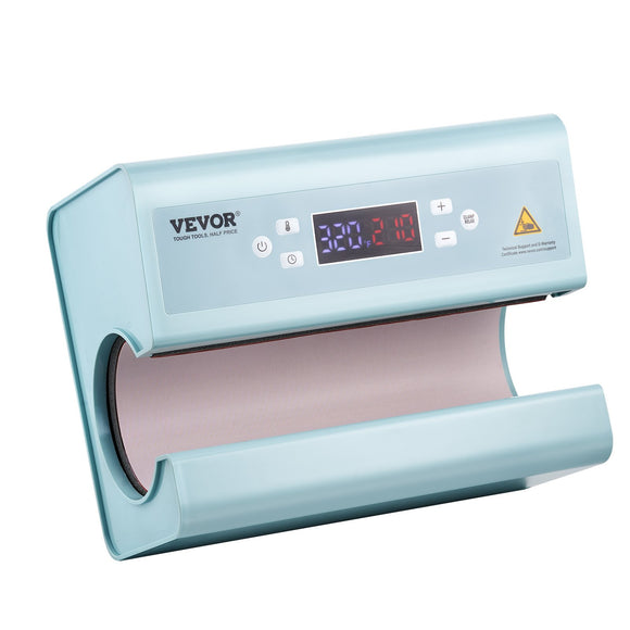 VEVOR Auto Tumbler Heat Press Machine 325-887 ml Sublimation Mug Heat Press Blue