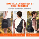 Tactical Sling Bag 10L Military Rover Shoulder Sling Backpack Black-4
