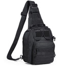Tactical Sling Bag 10L Military Rover Shoulder Sling Backpack Black-9