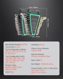 Combination Wrench Set 24 PCS SAE 1/4" - 7/8" Metric 8-19mm Organizer Rack-7