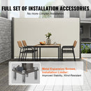 Retractable Side Awning,160X300cm Aluminum Outdoor Privacy Screen, 280g Polyester Water-proof Retractable Patio Screen, UV 30+ Room Divider Wind Screen for Patio, Backyard, Balcony, Beige-4