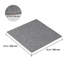 Carpet Tiles Peel and Stick, Squares Self Adhesive Carpet Floor Tile, Soft Padded Carpet Tiles, Easy Install DIY for Bedroom Living Room Indoor Outdoor (12 Tiles, Light Gray)-8