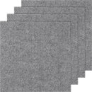Carpet Tiles Peel and Stick, Squares Self Adhesive Carpet Floor Tile, Soft Padded Carpet Tiles, Easy Install DIY for Bedroom Living Room Indoor Outdoor (12 Tiles, Light Gray)-9