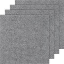VEVOR Carpet Tiles Peel and Stick, Squares Self Adhesive Carpet Floor Tile, Soft Padded Carpet Tiles, Easy Install DIY for Bedroom Living Room Indoor Outdoor (12 Tiles, Light Gray)-1