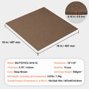 Carpet Tiles Peel and Stick, Squares Self Adhesive Carpet Floor Tile, Soft Padded Carpet Tiles, Easy Install DIY for Bedroom Living Room Indoor Outdoor (10 Tiles, Dark Brown)-7