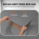 Carpet Tiles Peel and Stick, Squares Self Adhesive Carpet Floor Tile, Soft Padded Carpet Tiles, Easy Install DIY for Bedroom Living Room Indoor Outdoor (9Tiles, Light Gray)-6