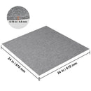Carpet Tiles Peel and Stick, Squares Self Adhesive Carpet Floor Tile, Soft Padded Carpet Tiles, Easy Install DIY for Bedroom Living Room Indoor Outdoor (9Tiles, Light Gray)-8