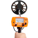 Metal Detector for Adults & Kids, 8", Professional Adjustable Higher Accuracy Gold Detector, IP68 Waterproof Coil with LCD Display Advanced DSP Chip, for Detecting Gold Coin Treasure Hunting-12