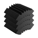 Acoustic Foam Panels 4 Pack 16.5 x 6.3 x 12 in Adhesive for Wall Ceiling-11