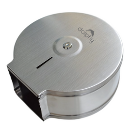 Stainless Steel Jumbo Toilet Paper Roll Dispenser - 0