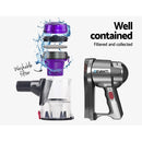 Devanti Stick Vacuum Cleaner Handheld Corded 450W Purple-6