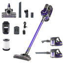 Devanti Stick Vacuum Cleaner Bagless Cordless 150W Purple-1